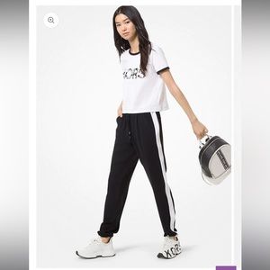 Michael Kors Contrast Stripe Joggers